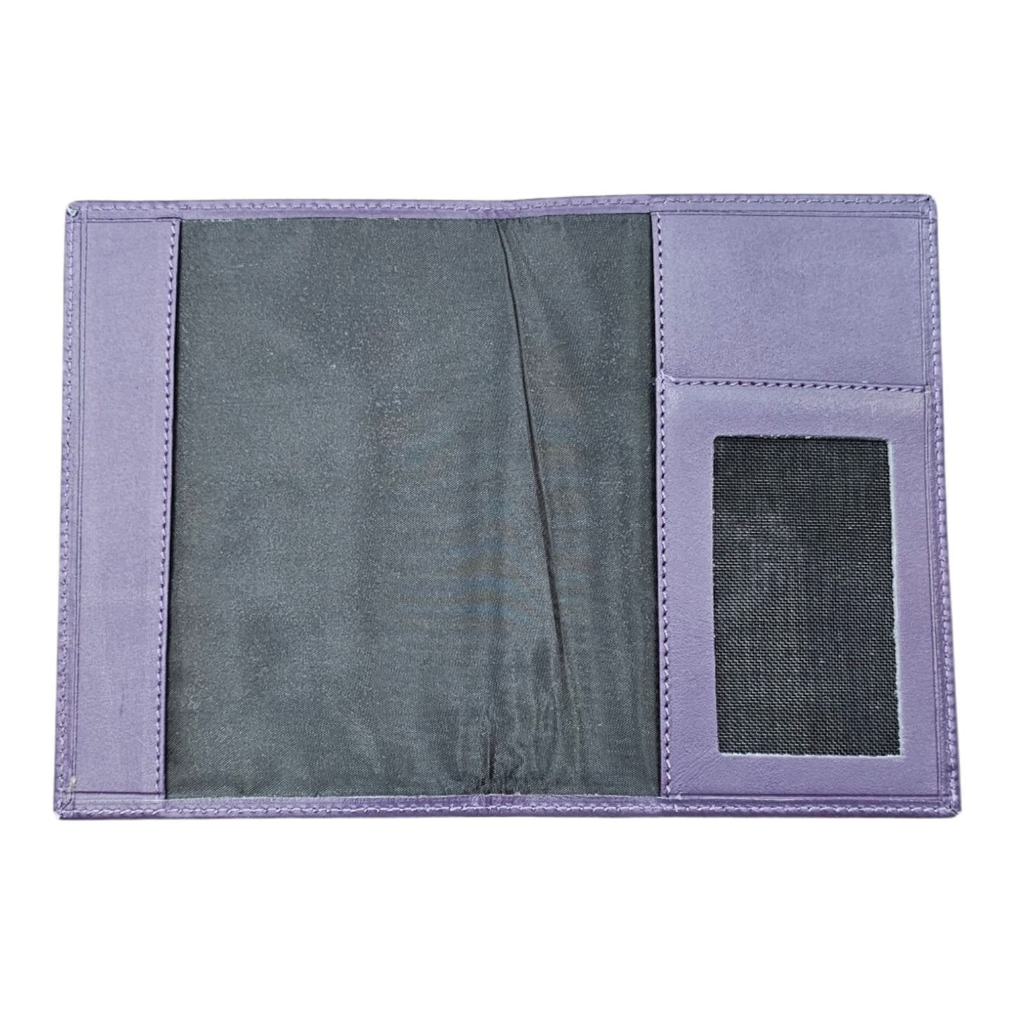PORTA PASAPORTE PIEL MORADO