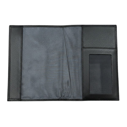 PORTA PASAPORTE PIEL NEGRO