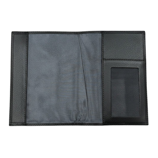 PORTA PASAPORTE PIEL NEGRO