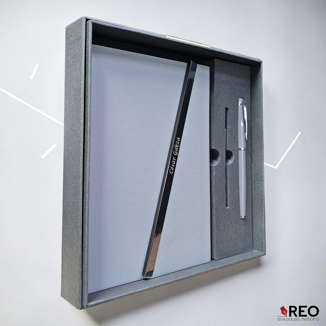 SET DE LIBRETA JINSEI GRIS (HL 9041 G)