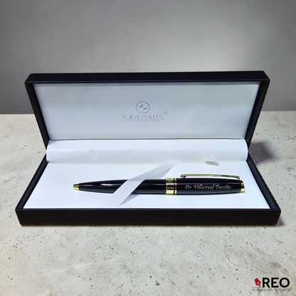 BOLIGRAFO SABONIS NEGRO ORO (8021OB-048N)