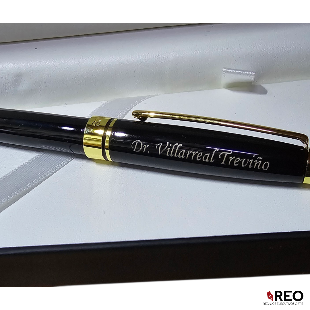 BOLIGRAFO SABONIS NEGRO ORO (8021OB-048N)
