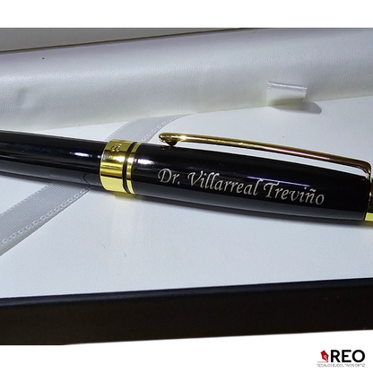 BOLIGRAFO SABONIS NEGRO ORO (8021OB-048N)