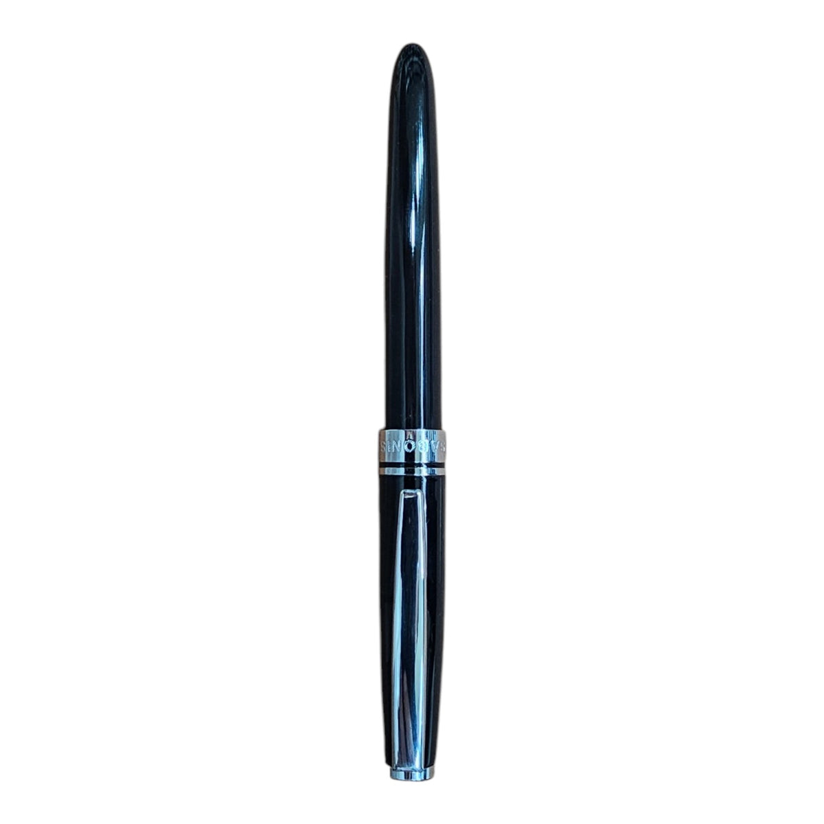PLUMA FUENTE NEGRO PLATA (8021SF-048N)