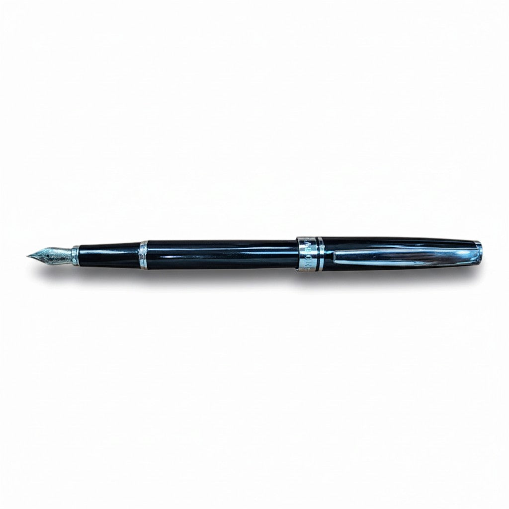 PLUMA FUENTE NEGRO PLATA (8021SF-048N)