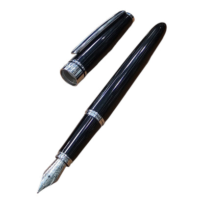 PLUMA FUENTE NEGRO PLATA (8021SF-048N)