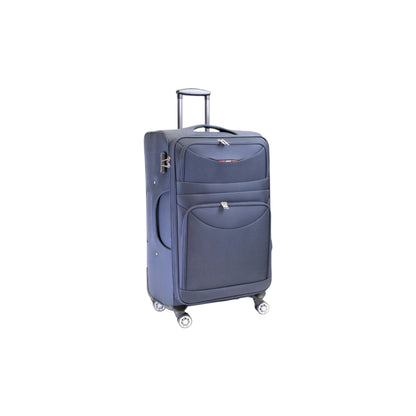 MALETA JONY 5 PIEZAS TELA AZUL 18" (8981-5)