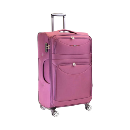 MALETA JONY 5 PIEZAS TELA MORADO 26" (8981-5)