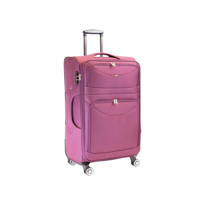 MALETA JONY 5 PIEZAS TELA MORADO 23" (8981-5)