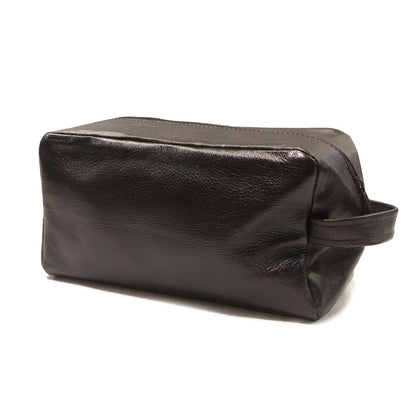 ESTUCHE BANO PIEL NEGRO (376)