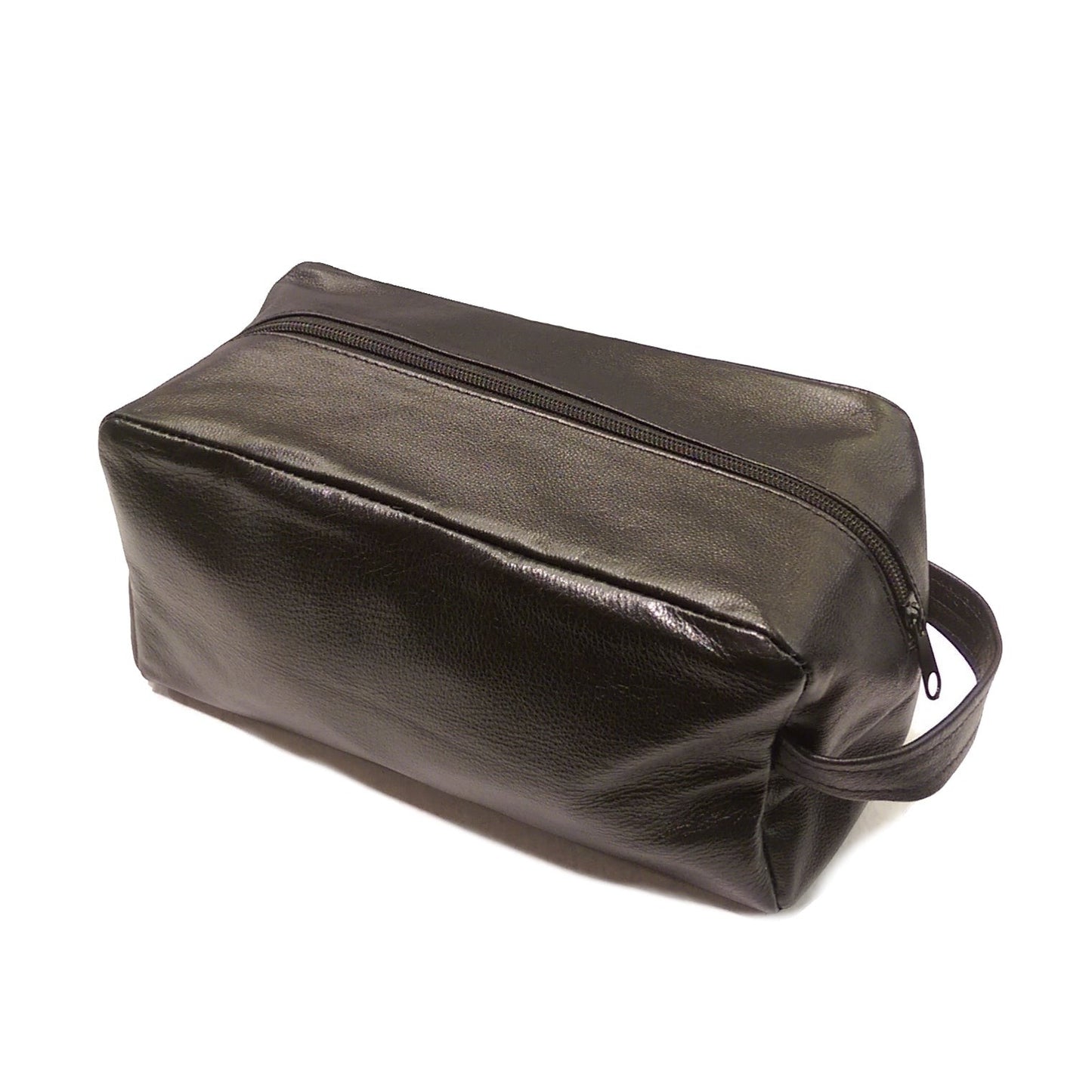 ESTUCHE BANO PIEL NEGRO (376)