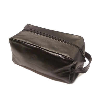 ESTUCHE BANO PIEL NEGRO (376)