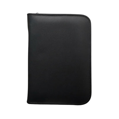 CARPETA MEDIA CARTA CON RECETARIO PIEL NEGRO (397)