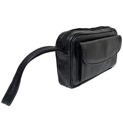 BOLSA DE CABALLERO PIEL NEGRO (1209)