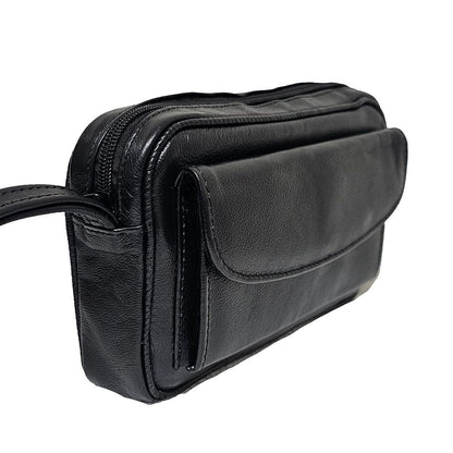 BOLSA DE CABALLERO PIEL NEGRO (1209)