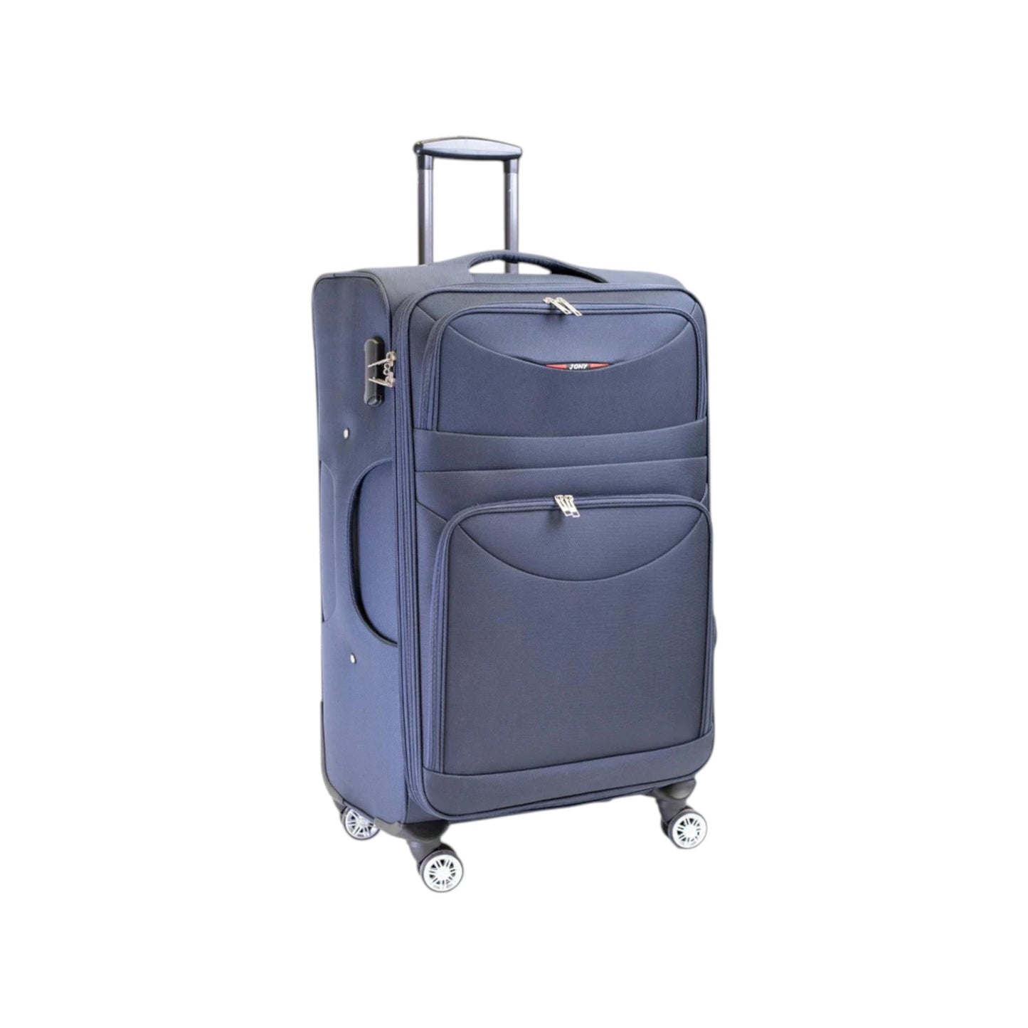 MALETA JONY 5 PIEZAS TELA AZUL 23" (8981-5)