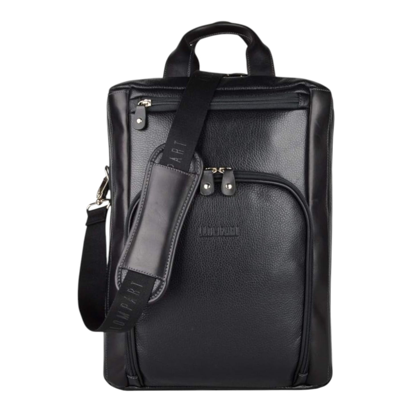 BACKPACK EJECUTIVA PIEL NEGRO (LL-2089 N)