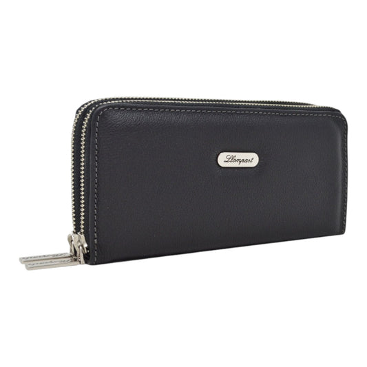 CARTERA DE PIEL PARA DAMA NEGRO (LL-2020)