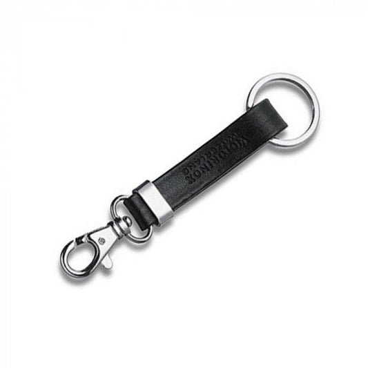 LLAVERO CON PIEL NEGRA 7 cm GANCHO MAS ANILLO (500734)