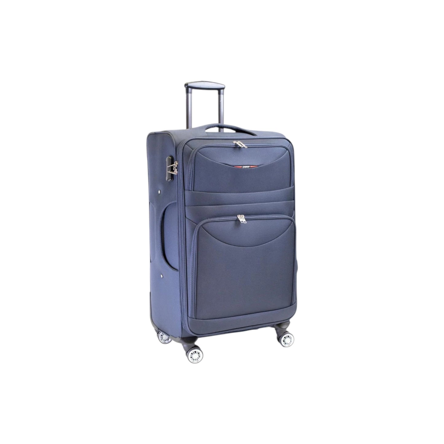 MALETA JONY 5 PIEZAS TELA AZUL 20" (8981-5)