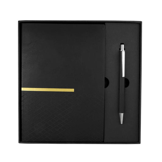 SET DE LIBRETA ZLATNA NEGRO (HL 9063)