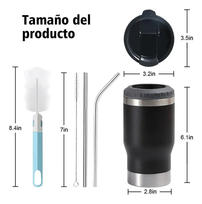 PORTALATAS 6 EN 1 NEGRO (222)