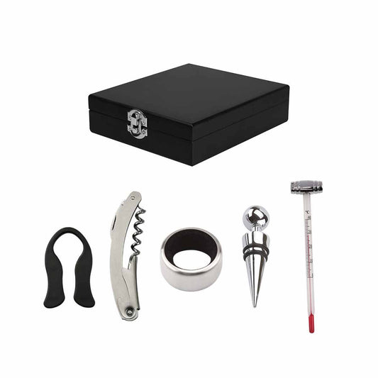 SET PARA VINOS MEDITERRÁNEO NEGRO (851091 N)
