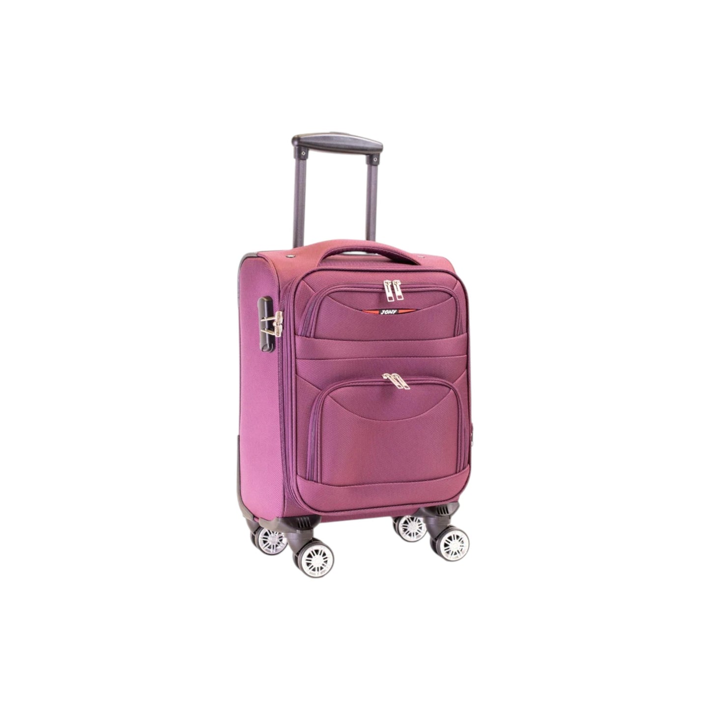 MALETA JONY 5 PIEZAS TELA MORADO 18" (8981-5)