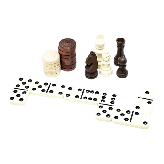 3 EN 1 AJEDREZ DAMAS Y DOMINO (JCA-942)