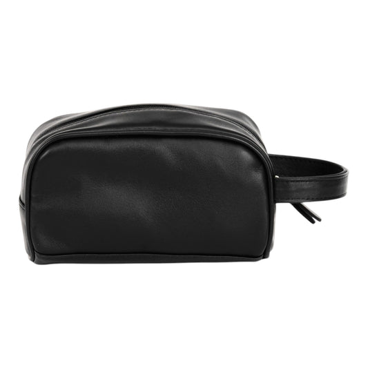 PORTA AFEITES EN PIEL NEGRO CARLUCCI (9487)