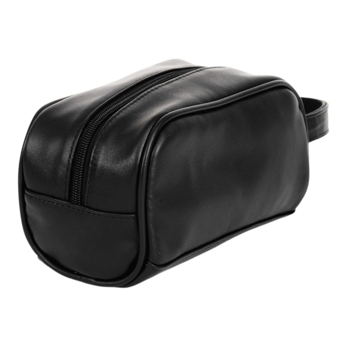 PORTA AFEITES EN PIEL NEGRO CARLUCCI (9487)