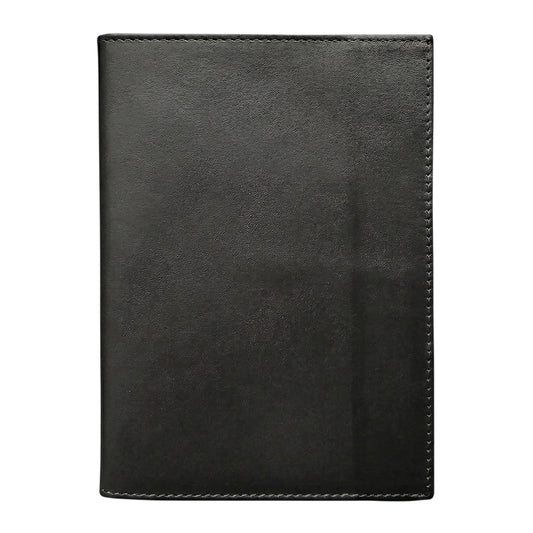 PORTA PASAPORTE PIEL NEGRO