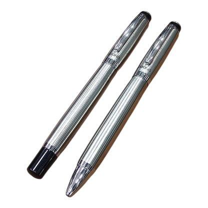 JUEGO BOLIGRAFO Y ROLLER PLATA (3043SBSR-048)