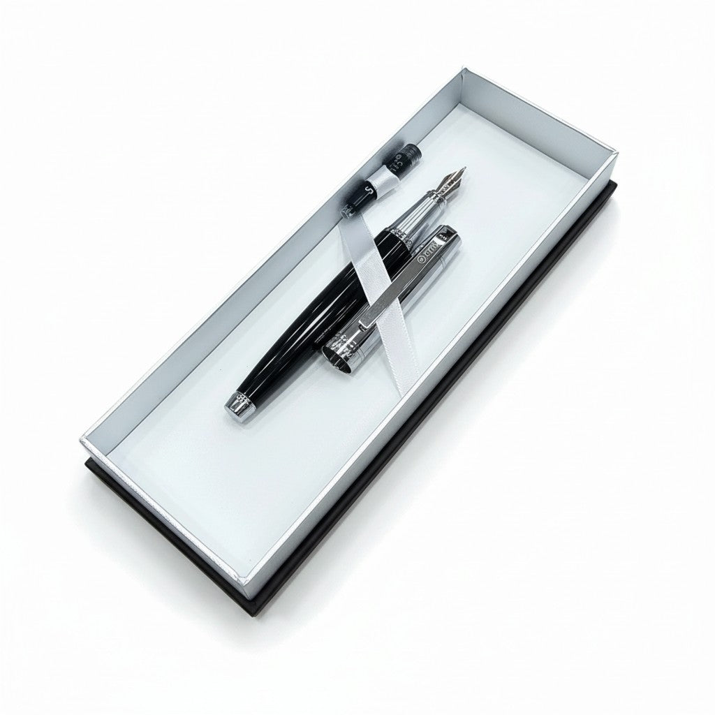 PLUMA FUENTE 300 NEGRO CROMO (2028NF)