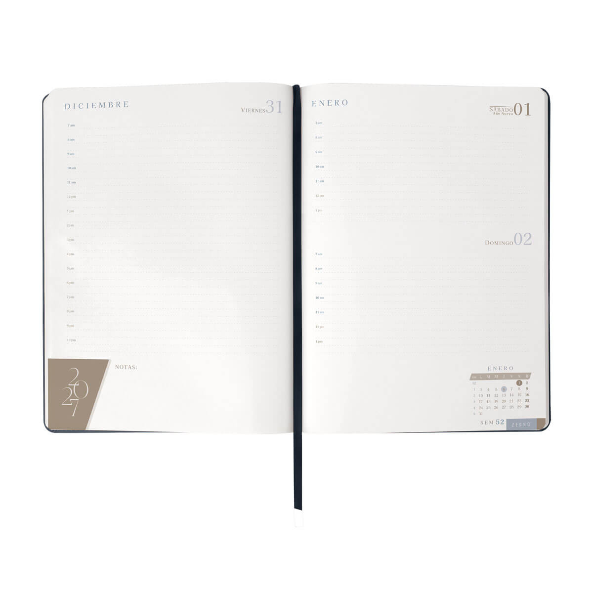 AGENDA DIARIA ULTRA 2027 AZUL (AGDU 027 A)