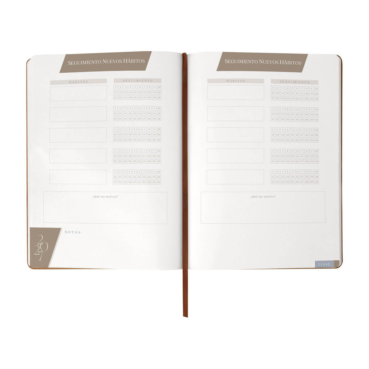AGENDA DIARIA ULTRA 2027 CAFE (AGDU 027 C)