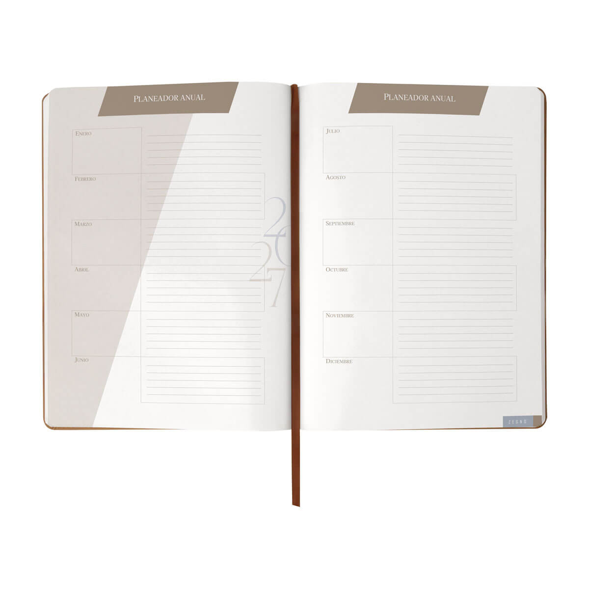 AGENDA DIARIA ULTRA 2027 CAFE (AGDU 027 C)