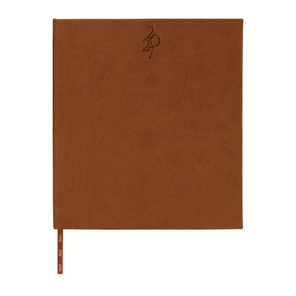 Agenda Ejecutiva Clasica 2027 Cafe (Age 027 C) Personalizada - Casa Ortiz