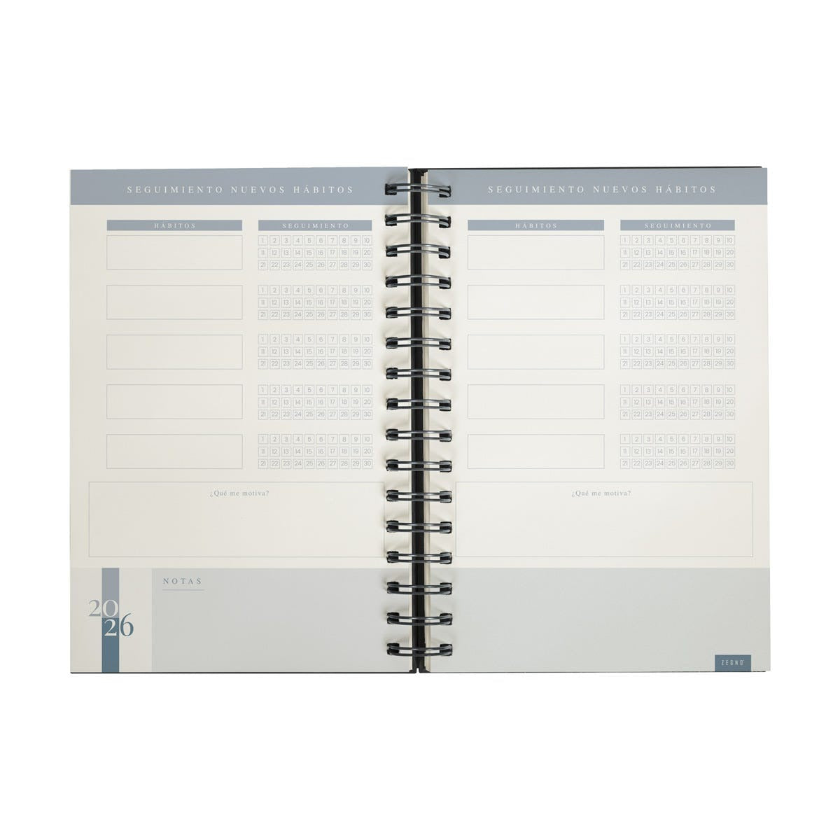 AGENDA DIARIA LETTE NEGRA 2026 (AGSP 026 N )