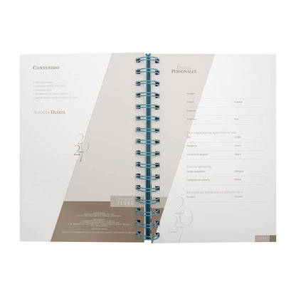 AGENDA DIARIA LETTE CELESTE 2027 (AGSP 027 AC )