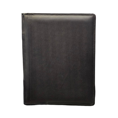 CARPETA TAMAÑO CARTA DE PIEL C/ CIERRE NEGRO (503)