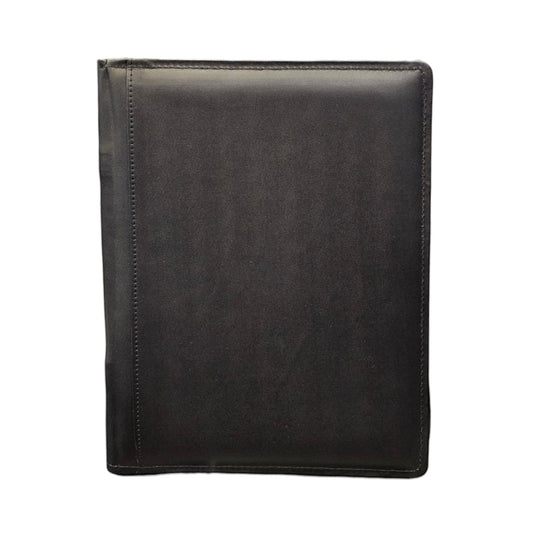 CARPETA TAMAÑO CARTA DE PIEL C/ CIERRE NEGRO (503)