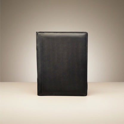 CARPETA TAMAÑO CARTA DE PIEL C/ CIERRE NEGRO (503)