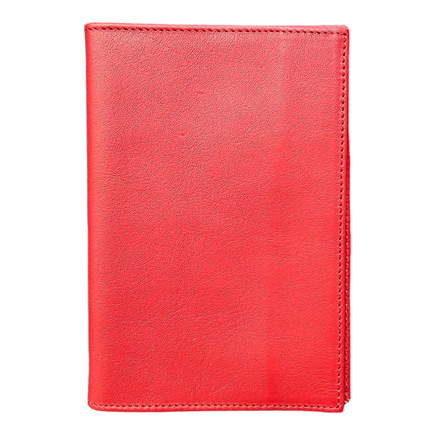 PORTA PASAPORTE PIEL ROJO