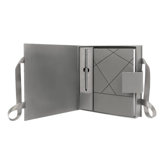 SET DE LIBRETA TIMANTTI GRIS (HL 9105 G)
