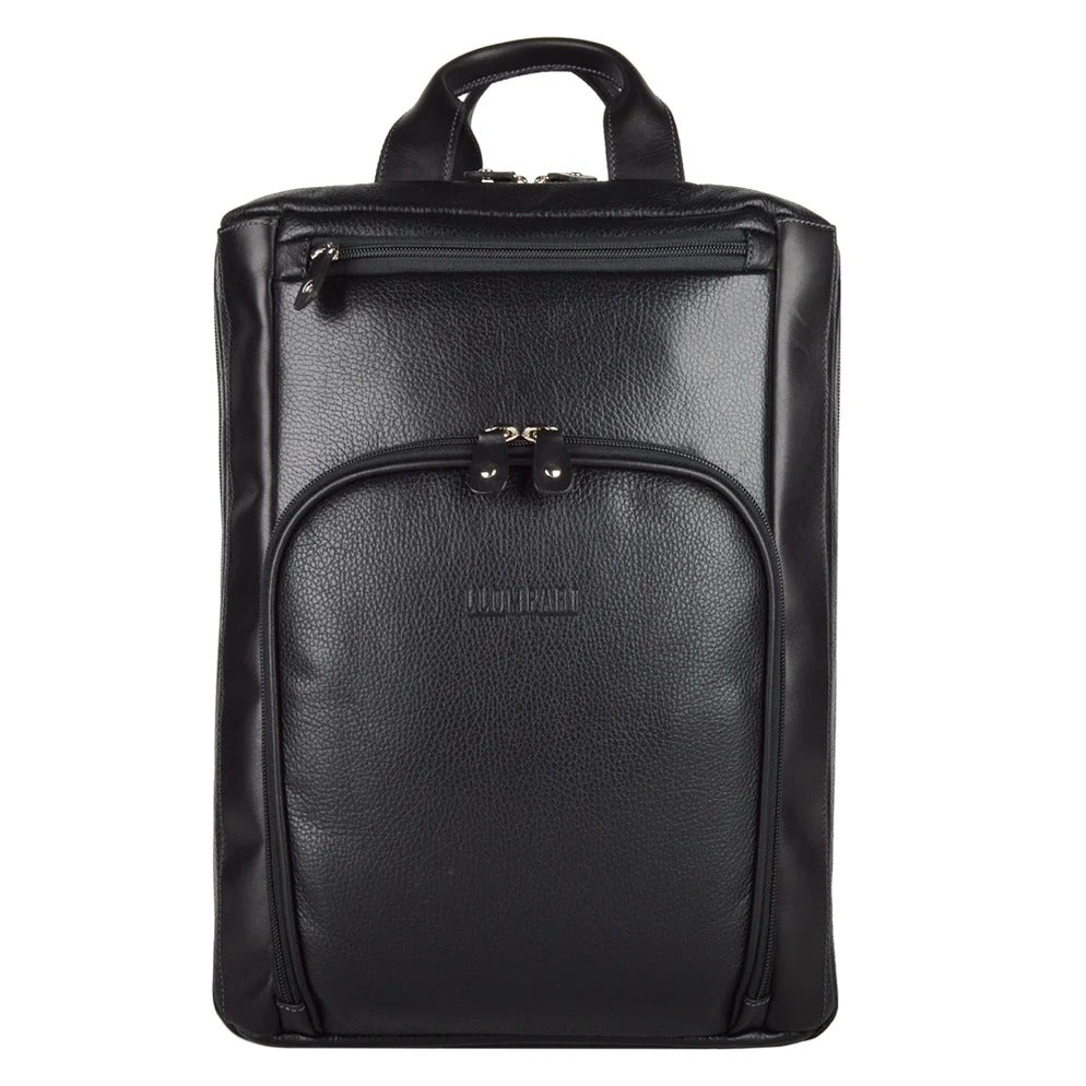 BACKPACK EJECUTIVA PIEL NEGRO (LL-2089 N)