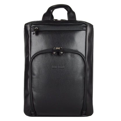 BACKPACK EJECUTIVA PIEL NEGRO (LL-2089 N)