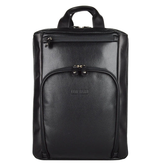 BACKPACK EJECUTIVA PIEL NEGRO (LL-2089 N)