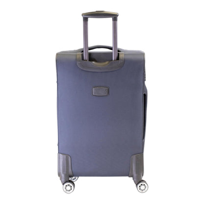 MALETA JONY 5 PIEZAS TELA AZUL 23" (8981-5)