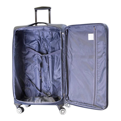 MALETA JONY 5 PIEZAS TELA AZUL 29" (8981-5)